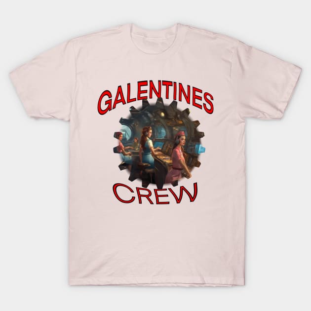Galentines crew retro design T-Shirt by sailorsam1805
